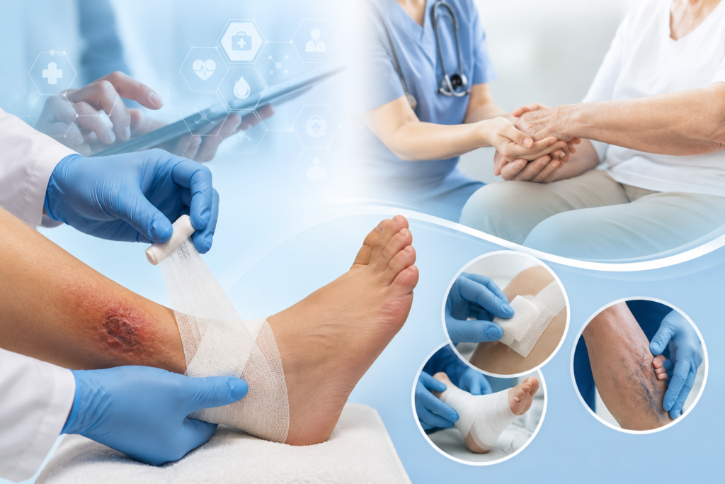 Caring wound care and treatment process