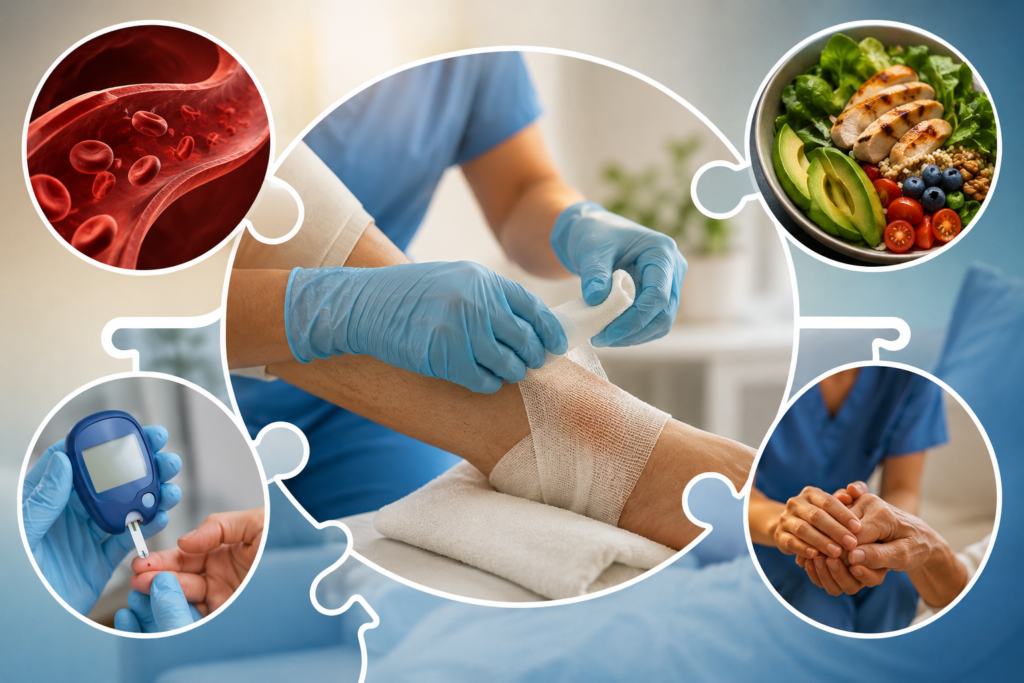 Wound care and healing journey