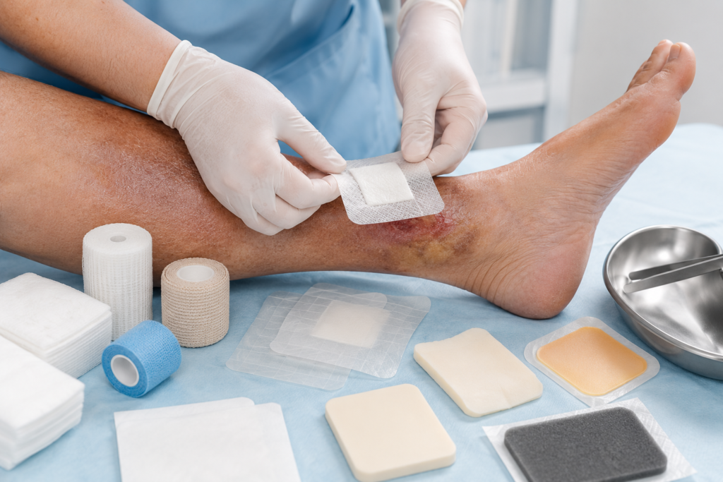 Wound care in a clinical setting